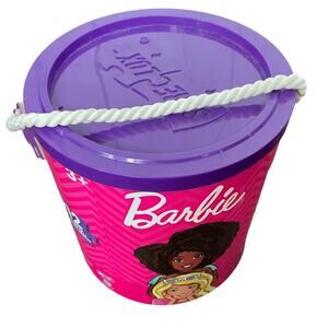 Barbie Doll Puzzle Pail Bucket 8 out of 12 Jigsaw Total/ 2 of 8 Missing Pieces